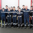les jeunes sapeurs pompiers en compagnie de leurs 2837999